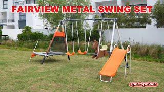 Sportpower Fairview Metal Swing Set