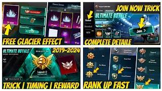 Free Glacier Effect Trick | Ultimate Royale Mode Kaise Khele | Full Guide & Timing | Rank Up Fast