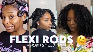 FLEXI ROD TUTORIAL - HOW I FIXED THEM + HOW I STYLED THEM !