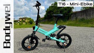 Bodywel® T16 - The Best Mini E-Bike 250w / 70km autonomy