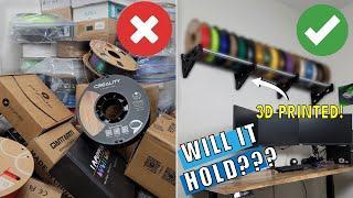 How to Build a 3D Printed Filament Spool Holder (Rack)