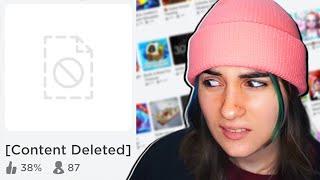 Playing CONTENT DELETED Roblox Games