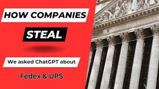 How Companies Steal - we asked Chat GPT if UPS & Fedex charge for packages never shipped