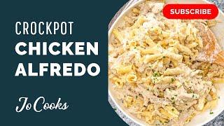 Crockpot Chicken Alfredo | JoCooks.com