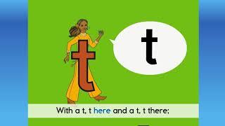 Letterland Phonic Compilation: Alphabet Letter T Stories, Songs, & Writings.