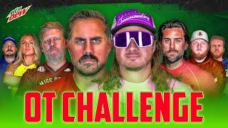 Barstool Employees Rep Their Schools in CFB OT Challenge | Presented by Mtn Dew