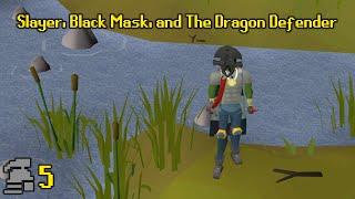 OSRS Ironman Completionist Series | Episode 5 | Slayer, Black Mask, and The Dragon Defender!