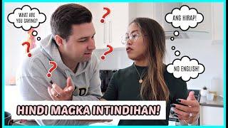 SPEAKING ONLY TAGALOG TO MY HUSBAND FOR 24 HOURS! KINAYA BA NI MISTER?! ️ | rhazevlogs