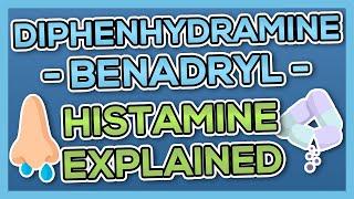 Diphenhydramine (Benadryl/Banophen) Nursing Drug Card (Simplified) - Pharmacology