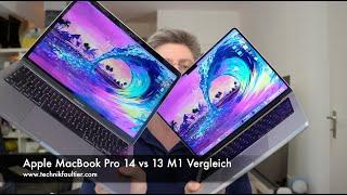 Apple MacBook Pro 14 vs 13 M1 Vergleich