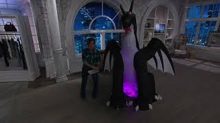 Animated Dragon Inflatable with LED Color Show on QVC