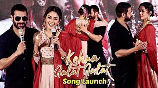 Sana Makbul And Karanveer Mehra New Song Launch | Kehna Galat Galat Nusrat Fateh Ali Khan Song