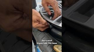 How to Install Original BMW TPMS (Tyre Pressure Monitoring System) Sensors #bmcm #TPMS