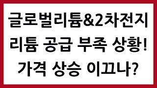 타이거 TIGER 글로벌 리튬 2차전지 SOLACTIVE ETF 주가 전망 미국 차이나 중국 한국 일본 전기차 배터리 주식 관련주 구성 종목 공급 부족 상황이 상승 이끄나?