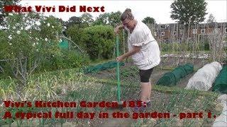 Vivi's Kitchen Garden 185: A typical full day in the garden - part one.