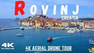 Rovinj , Croatia  4K UHD | Aerial Drone Tour