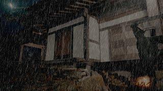 Rain and Firewood in a Hanok: A Rainy Night's Tranquility for Relaxation and Deep Sleep