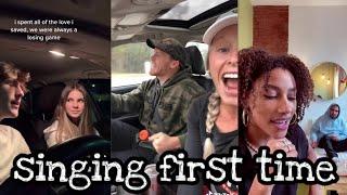 SINGING IN FRONT OF MY GIRLFRIEND/BOYFRIEND FOR FIRST TIME