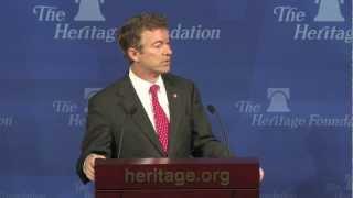 Rand Paul on Foreign Policy at the Heritage Foundation