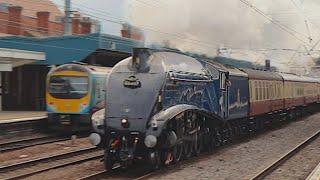 60007 Sir Nigel Gresley storms Doncaster with The Christmas White Rose! + 44871 & 45596 | 16/11/24
