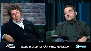 Dezbatere electorală - Daniel Georgescu, „Între alb și negru” cu Emil Tatu