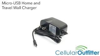 Micro USB Home and Travel Wall Charger | CellularOutfitter.com