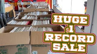 $1 Record Haul! Huge Dollar Vinyl Sale | Crate Digging