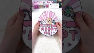 Roblox adopt me blind bag #asmr #sticker #paperdiy #blindbag #roblox #adoptme