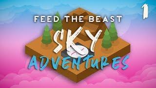 FTB Sky Adventures Modpack Ep. 1 Double Cobblestone Generator