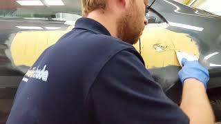 Repair a car and masking