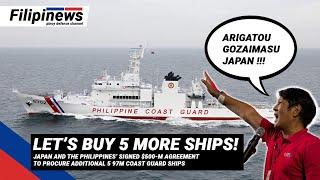 FROM 2 TO 7 UNITS!!! PHILIPPINES SECURED 5 97M SHIPS FROM JAPAN AGAIN THRU ODA