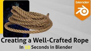 Creating a Well-Crafted Rope in Blender