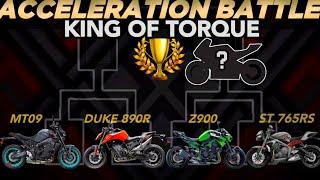 KING OF TORQUE | MT09 ️ DUKE 890R ️ Z900 ️ ST 765RS | 0-250KPH ACCELERATION BATTLE! 