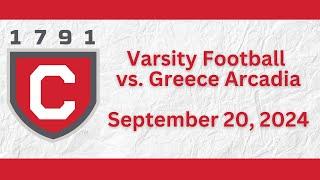 Canandaigua Varsity Football vs Greece Arcadia