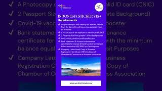 Unlock Indonesia: Get Sticker Visa or eVisa Fast | Akhtar Travels  #akhtartravel #indonesiavisa