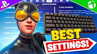 *NEW* Best Keyboard SETTINGS in Chapter 6 + Sensitivity (Fortnite Tutorial)