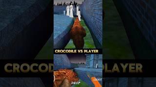 Granny Chapter 3 Horror Escape Crocodile  Vs Player#granny #trollface #shorts