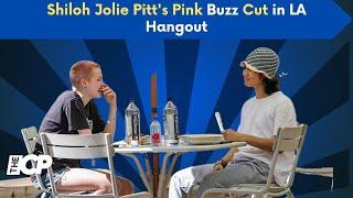 Shiloh Jolie Pitt's Pink Buzz Cut in LA Hangout