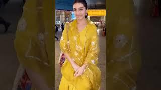 Shraddha Kapoor looking gorgeous in yellow dress #shraddhakapoor #bollywood #celebrity #trending