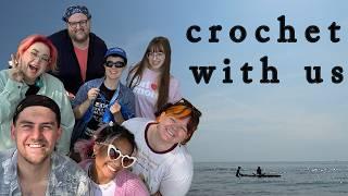 my dream crochet vacation with my friends in Michigan! | crochet vlog