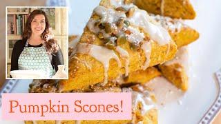 The BEST Pumpkin Scones! Recipe- Sweetartgal