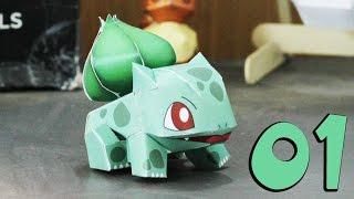 Pokemon - How to make papercraft Bulbasaur - part 1