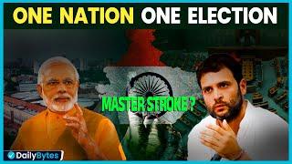 Masterstroke OR Death Of Democracy?  One Nation One Election in Daily Bytes Exclusive#dailybytes