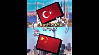 TURKIYE VS CHINA | #edit #country #turkey #china