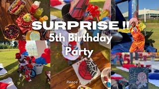 SURPRISE BIRTHDAY PARTY FOR MY SON || 5th BIRTHDAY || BEAUTIFUL PARTY