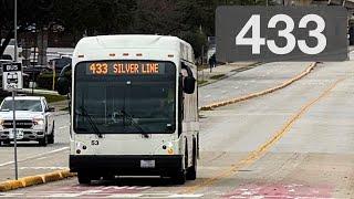 Houston METRORapid Silver Line, Northwest Transit Center to Uptown Houston, Galleria, POV Bus Ride