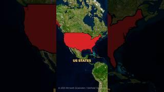 Top 5 States of the USA #usa #foryou #shorts #maps