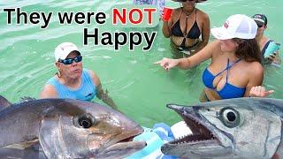 AmberJack vs Kingfish Fish Dip Goes WRONG *fishing with $1 Temu jig* Catch Clean Cook