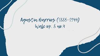 Chopinspired: Wiktoria Szubelak - Agustin Barrios - Walc op. 8 nr 4 #kulturawsieci