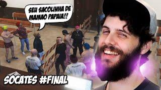 DEFANTE E JACARÉ TRETARAM NA DELEGACIA! - SÓCATES #FINAL | GTA CDA | Cortes do Defante